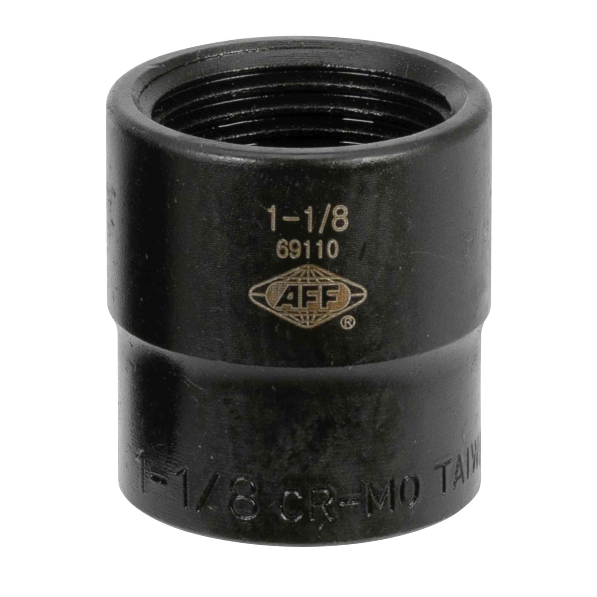 American Forge & Foundry Lug Nut Removal Socket — 1/2in. Drive, 1 1/8in., Chrome Molybdenum, Corrosion-Resistant, Model# 69110